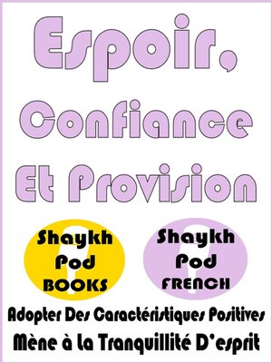 cover image of Espoir, Confiance Et Provision